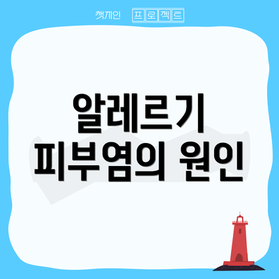 알레르기 피부염의 원인