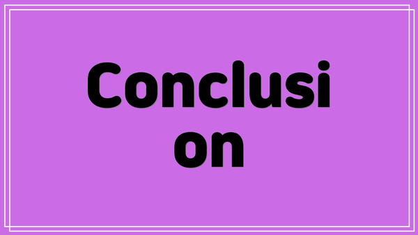 Conclusion