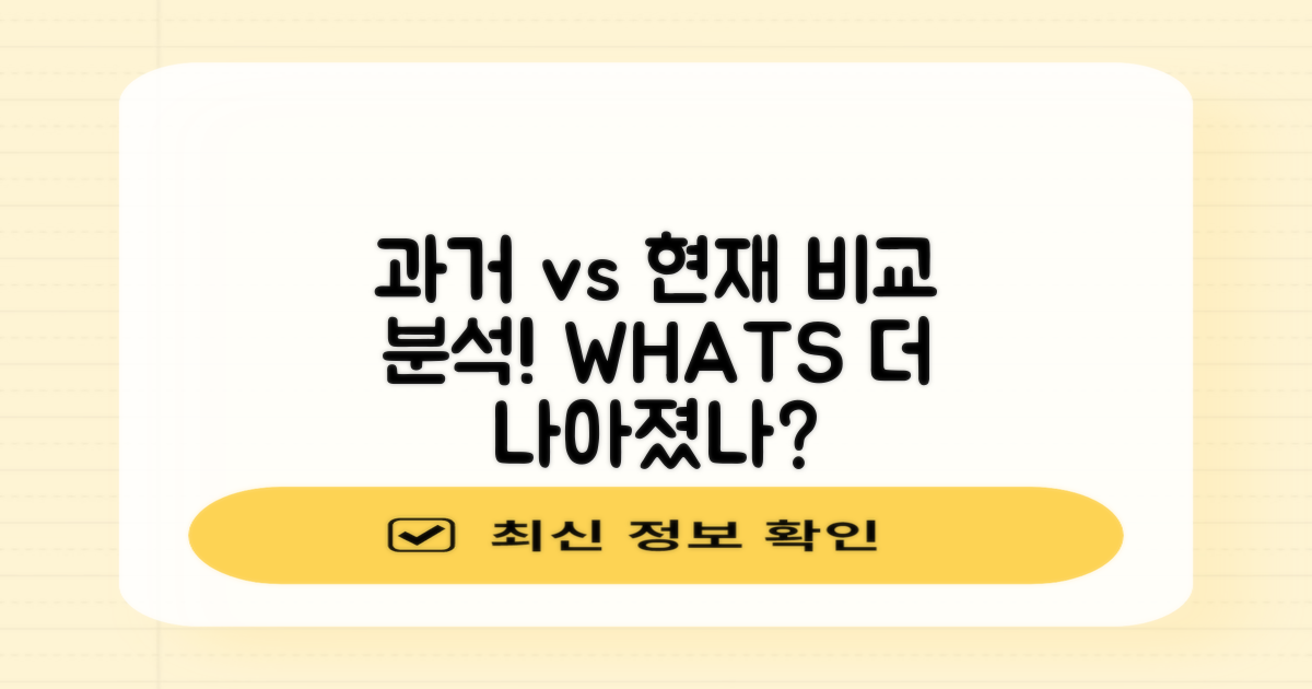 과거 후기와 현재 비교