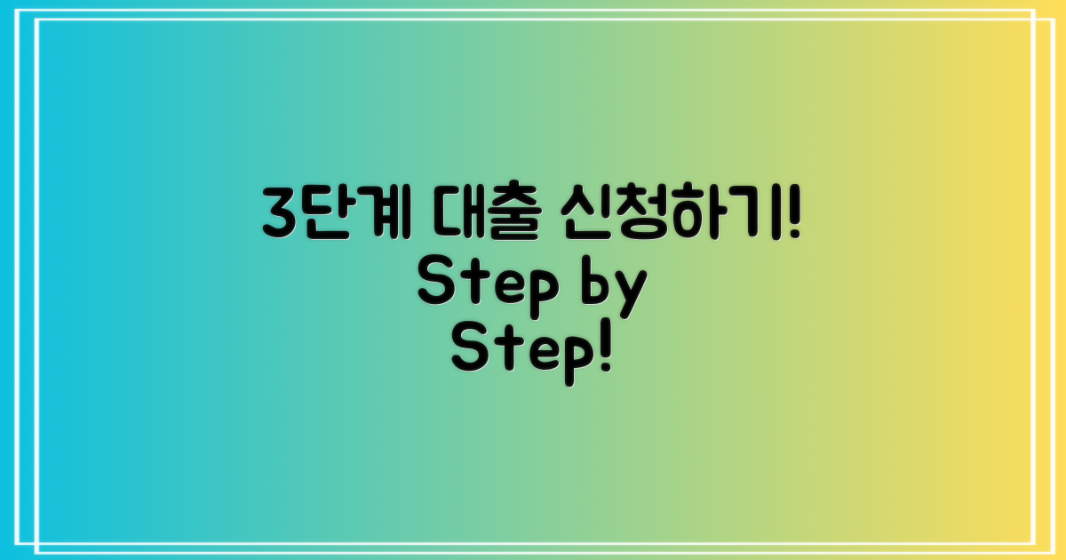 3단계 대출 신청 과정