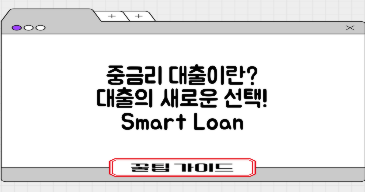 중금리 대출의 정의