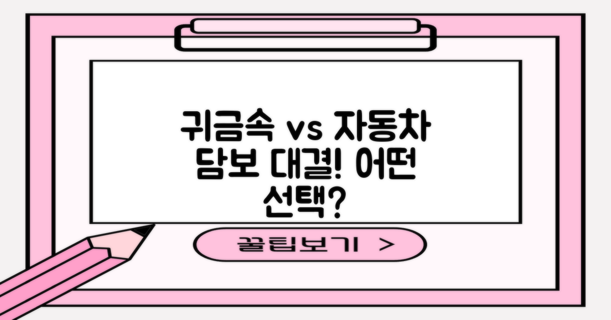 귀금속 vs 자동차 담보
