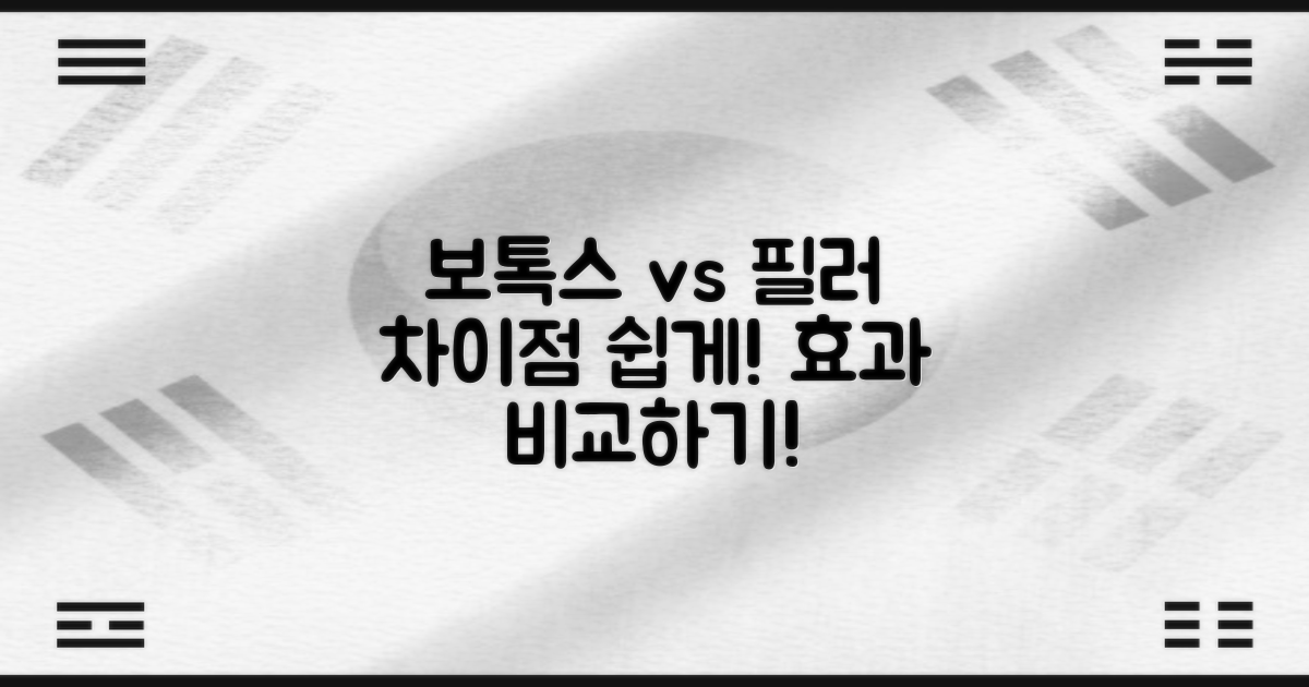 보톡스와 필러 차이점