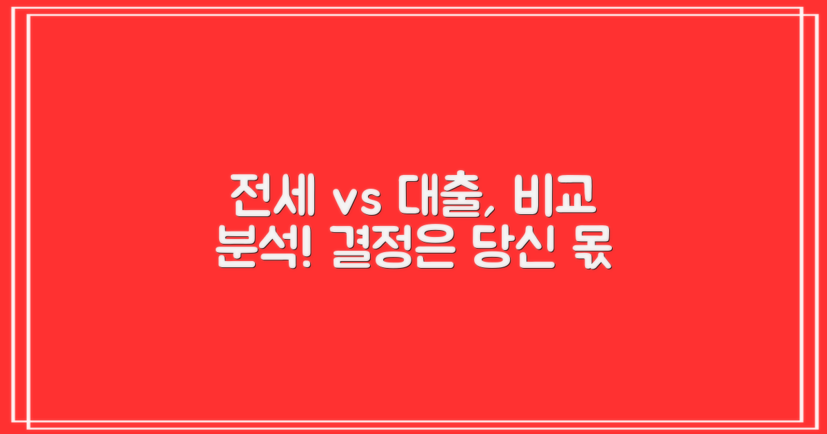 전세 vs 주택담보대출, 무엇이 다를까?